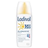 Ladival Allergische Haut Sonnencreme Spray LSF 50+ – Parfümfreies, Sonnenspray für Allergiker – ohne Farb- und Konservierungsstoffe, wasserfest – 1 x 150 ml