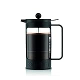 Bodum Kaffeebereiter für Kaffeebohnen, französische Presse, mit Auffangbehälter, 100 ml, Schwarz