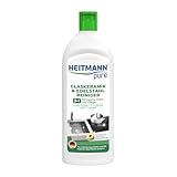 HEITMANN pure Glaskeramik- und Edelstahl Reiniger | 3-in-1 | Reinigung, Glanz und Pflege | 250 ml