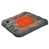 laxreheye Beheiztes Sitzkissen Für Den Bürostuhl | Heizbarer Sitzwarmer Den Winter - Atmungsaktives Heizkissen Für Stuhl,Für Stadion Camping Jagd Boot Zuschauertribünen Büro Reise Picknick