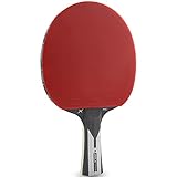 JOOLA 54206 Tischtennisschläger Carbon X Pro ITTF genehmigter Profi Wettkampf Tischtennis-Schläger 7 Sterne, 2 MM Schwammstärke, Schwarz/Grau