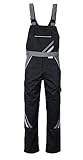 Planam Highline Herren Latzhose schwarz Schiefer Zink Modell 2712 Größe 52