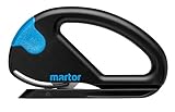 MARTOR Sicherheitsmesser SECUMAX SNITTY mit verdeckter Industrieklinge, mit Materialzuführung, Folienschneider, Papierschneider, max. 2mm Schnitttiefe, optimal für Schrumpffolie