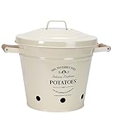 BUTLERS Kartoffeleimer Kartoffeltopf Ø28 x H26cm -MRS. WINTERBOTTOM'S- Vorratsdose mit Deckel | Landhausstil, Vintage Deko, Küchenzubehör für Organisation | Aufbewahrung von Kartoffel