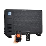KAMINER Elektroheizung Energiesparend Konvektor 2300 W – WiFi-App & Fernbedienung, 3 Heizstufen (1000/1300/2300 W), Turbo-Lüfter, LCD, 24-h Timer, leise, kompakt für Wohnzimmer/Schlafzimmer/Büro