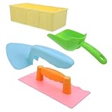 TOYANDONA Schneeschaufel aus Robustem Bunte Schneespielzeug Werkzeuge für Winter Outdoor Spiele Inklusive Schneehaus Form und Weicher Kleiner Schaufel zum Bauen von Zufällige Farbe