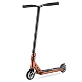 GHBXJX Stunt Scooter X30B-Pro 360° Lenkung Anode Scooter Stuntscooter mit Ständer ABEC 9 Kugellagern, 120mm PU Räder, Kickscooter Tretroller Cityroller Trick Roller für Kinder Erwachsene,Bronze