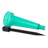 Windhager Regenmesser Niederschlagsmesser, inklusive Erdspieß, zur genauen Regenwassermessung, für Rasenaussaat, Blumen- oder Gemüsebeet, 22 cm, 06244, Grün