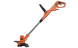 BLACK+DECKER Rasenmäher Akku Elektro-Rasentrimmer-/kantenschneider (550W, 30 cm Schnittbreite, AFS automatische Fadenverlängerung, werkzeuglos umstellen von Trimmen auf Kantenschneiden) BESTA530