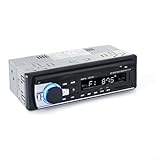 Auto-Stereo-MP3-Player, 60 W Single Din Autoradio Bluetooth-kompatibel, USB-SD-Karte, AUX- und FM-Radio für immersiven Musikgenuss