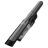 BLACK+DECKER Dustbuster Slim DVC320B21 (12V Akku Handstaubsauger im Super Slim Design, kabellos, moderner Digitalmotor, 2 Saugstufen, inkl. Ladestation, Fugendüse & Polsterbürste) Titanium/Schwarz