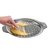 Aboiled Deckel Aus Edelstahl für Spätzle-Maker mit Schaber, Traditioneller Eiernudeln-Maker, Pfanne, Topf, Spaghetti-Sieb