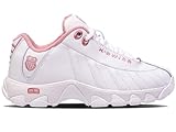 K-Swiss Damen ST329 CMF Sneaker, Weiß/Weiß/Rotgold, 40 EU