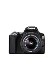 Canon EOS 250D Digitalkamera - mit Objektiv EF-S 18-55mm F4-5.6 IS STM (24, 1 Megapixel, 7, 7 cm (3 Zoll) Vari-Angle Display, APS-C-Sensor, 4K, Full-HD, DIGIC 8, WLAN, Bluetooth), schwarz