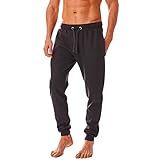 Iron Mountain Herren Jogginghose Umweltfreundliche Jogginghose aus recyceltem Garn, Jogger, Trainingshose mit Bündchen, Holzkohle Mergel, L