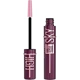Maybelline New York Burgundy Wimperntusche für extrem lange Wimpern, Lash Sensational Sky High Mascara, Burgundy Haze, 7,2 ml