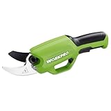 WORKPRO 7,2V Akku Gartenschere, Professionelle elektrische Baumschere Astschere mit 19mm Schnittdurchmesser und 2Ah Akku für Garten, Äste und Obstbäume