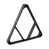 MonoSora Doppelzweck Billard Ball Rack für 8 Kugeln Dreieck und 9 Kugeln Diamant Rack Hochfester Kunststoff Schwarz
