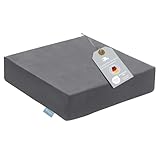 XDREAM Sitzerhöhung, Aufstehkissen, Aufstehhilfe | Formstabiles Sitzkissen | Sitzerhöhung | Abnehmbarer, waschbarer Bezug | Öko-Tex Zertifiziert | 40 x 40 x 10cm