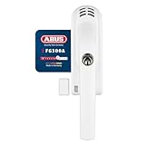 ABUS Abschließbarer Fenstergriff FG300A AL0125 - Fensterknauf mit Druckzylinder und Alarmfunktion, gleichschließend - ABUS-Sicherheitslevel 7 - 71899 - Weiß