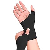 Therapie-Arthritis-Kompressionshandschuhe, fingerloser Handschuh mit Gel, bequeme Karpaltunnelschiene zur Linderung von Schmerzen in Hand, Handgelenk, Daumen und Gelenken