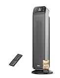 Dreo Heizlüfter Energiesparend Leise, 25 Zoll Keramik Heizung Elektrisch mit Fernbedienung und Thermostat, 2000W Elektroheizung, 3 Modus, 12-Std-Timer, Überhitzungs-Kippschutz, Solaris Max