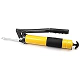 RASTKY Fettpresse mit Doppeldruckstange und Doppelkolben für Technische Maschinen, Kompakt und Effizient, Eisenstahl, 16,5 X 5 X 2,4 Zoll