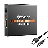 Neoteck 2.0 HDMI Repeater 60M HDMI Verstärker 4K 2160P 3D HDMI 2.0 Extender Booster Adapter Mini Größe Metall Shell für PC DVD Sky HD Box PS3 PS4 Satellite Box und mehr Geräte