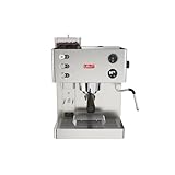 LELIT Kate Kaffeemaschine - Mit Milchaufschäumer und Mahlwerk - LCC Display für präzise Einstellungen - Silber