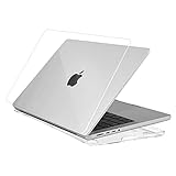 EooCoo Hülle kompatibel für MacBook Pro 14 Zoll (2021-2023 Freisetzung) M1 A2442/ M2 A2779/ M3 A2992 A2918, Ultradünne Glatt Hartschale Schutzhülle Case, Kristall Klar