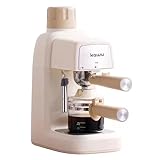 NUCLEOX Espresso Kaffeemaschine, Espresso Siebträgermaschine mit Milchaufschäumer, Klein Kaffeemaschine Espresso für Cappuccino Latte & Macchiato, Cappuccino