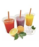 Ol Gastro Bedarf Smoothiesbecher inkl. Deckel mit Schlitz...