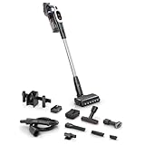 Bosch Akku-Staubsauger Unlimited 9 BTS942WQC, kabellos, MicroClean Technology, Display, Staubkomprimierung, HEPA-Filtersystem, 10 J. Motorgarantie, 2X 4Ah Akku, LED-Licht, Schnellladegerät, weiß