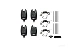 CarpOn® Drahtloser Funk Bissanzeiger + Swinger Set mit Antidiebstahl Funktion 1:1 Transportkoffer 200m (3 Angeln Bissalarm+1 Empfänger + 3 Swinger)