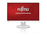 Fujitsu Display B24-9 TE EU Business Linie 60,5cm 23,8Zoll Breit Display Ultra Schmaler Rand LED Hellgrau DisplayPort HDMI VGA USB