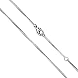 OSTAN Silberkette Damen Ohne Anhänger 925 Silber kette Panzerkette Halskette Sterlingsilber Vergoldet Breite 1,4mm Verlängerte kette Damen 40cm 45cm Wasserdichte Feine