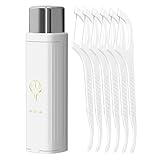 Zahnseidenhalter – Automatischer Spender, kompakt, tragbar und wiederaufladbar | Zahnhalter, für unterwegs, Büro, Sport, Tasche