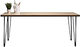 QINAIDI Minimalistischer Gaming-Schreibtisch aus Holz, 0,8 m, 1,0 m, 1,2 m, 1,4 m, stabiler Metallrahmen, 2,8 cm dick, Schreibtisch, Büroschreibtisch (Tischlänge: 0,8 m)