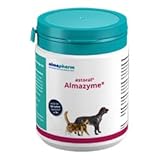 almapharm astoral Almazyme Pulver | 120 g | Ergänzungsfuttermittel für Hunde und Katzen | Vitalstoffe die zum optimalen Nahrungsaufschluss für Hunde und Katzen beitragen können