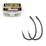 50 StüCk Angelhaken PTFE-Beschichteter Edelstahl Mit Hohem Kohlenstoffgehalt Stacheldraht Angelhaken Mit öSe AngelzubehöR (FBA-8031-8)