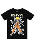 Naruto Tshirt | Anime Kleidung | Kinder T-Shirt Jungen | Anime T-Shirt | Schwarz | 122