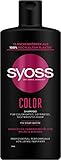 Syoss Shampoo Color (440 ml), Haarshampoo für colorierte, gesträhnte und gefärbte Haare, schützt bis zu 12 Wochen vor dem Verblassen, vegane Formel mit Tsubaki-Blüte