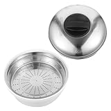 VALICLUD Mikrowellen Dampfgarer Set aus mit Kunststoffgriffen zum Dämpfen von Gemüse Brötchen und Reis der Mikrowelle für Einfache und Praktische Zubereitung