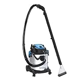 Güde Waschsauger GWS 1600-20 (1600 W, Nass- und Trockensaugen, Sprühen, Ausblasen, Filterreinigung, Edelstahlbehälter 20 l, max. Saugleistung 19 kPa, Luftvolumenstrom 100 m³/h, HEPA-Filter, Zubehör)