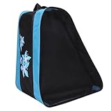 Rollschuhtasche – verschleißfestes Oxford-Gewebe + innenliegendes Polyester | Schlittschuhtasche, Aufbewahrungstasche für Eislaufschuhe | Oberer Griff, für großes Eislaufzubehör für Damen, Herren und
