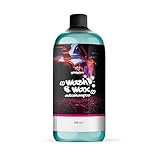 Grizzly Clean Autoshampoo mit Wachs - Hochwirksames Wash and Wax Auto Shampoo - Lackschonendes Autowaschmittel mit Versiegelung für Abperleffekt - Carnauba Waschwax (750ml)
