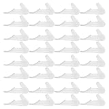 VALICLUD 120 Stück 120 Stück Kunststoff Befestigungsklammern für Deckenleuchten Transparente Lampenclips Stabile Deckenlampenhalterung für LED und Leuchtstofflampen Universell für