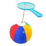 Cartoon-Schlägerball-Set – Aufblasbares Spielzeug für Kinder mit Klatschball, Schläger, der mit der Hand des Babys abprallt, Applausball-Spielzeug für Familieninteraktion p