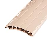 Rolladenstab Maxi 14 x 55 grau, weiß oder beige mit Lichtschlitzen 5 Stück 100 cm ROLATEC Set Rolladen Lamellen (beige)