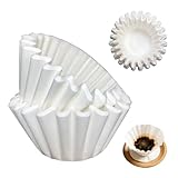 Original Universal-Korbfiltertüten für Kaffeemaschinen, 100 Stück - 90/220mm Papierfilter, Geschmacksneutral, Universelle Kompatibilität, Ideal für 10 Tassen Kaffee